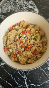 quinoa with vegetables