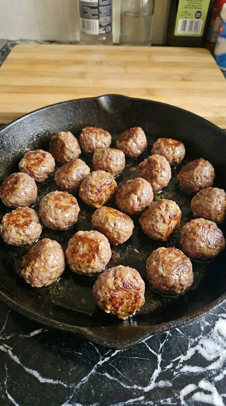 meatballs browning
