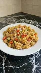 finished quinoa salad