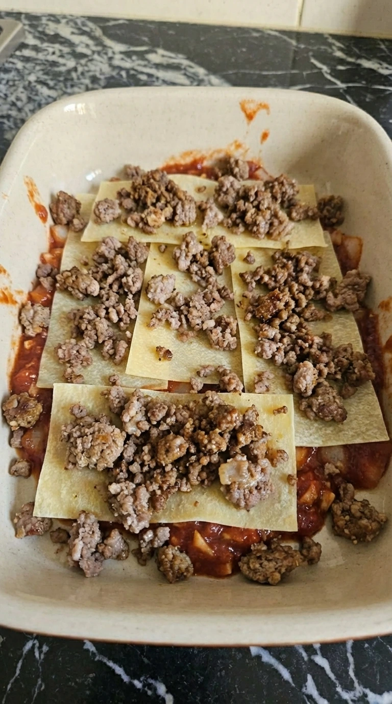 meat layer in lasagna