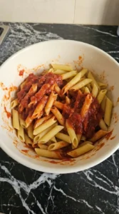 partially mixed casserole base