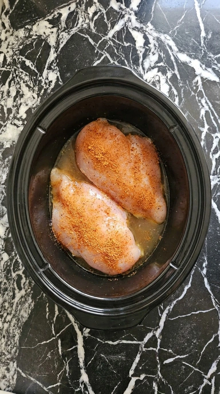 CrockPot Cajun Chicken Pasta chicken seasoned with Cajun spices before slow cooking Recipe focus: chicken pasta crockpot recipes.