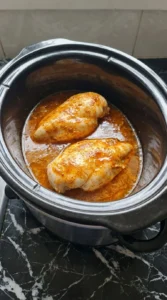 CrockPot Cajun Chicken Pasta tender chicken after slow cooking with Cajun seasoning Recipe focus: crockpot olive garden chicken pasta.