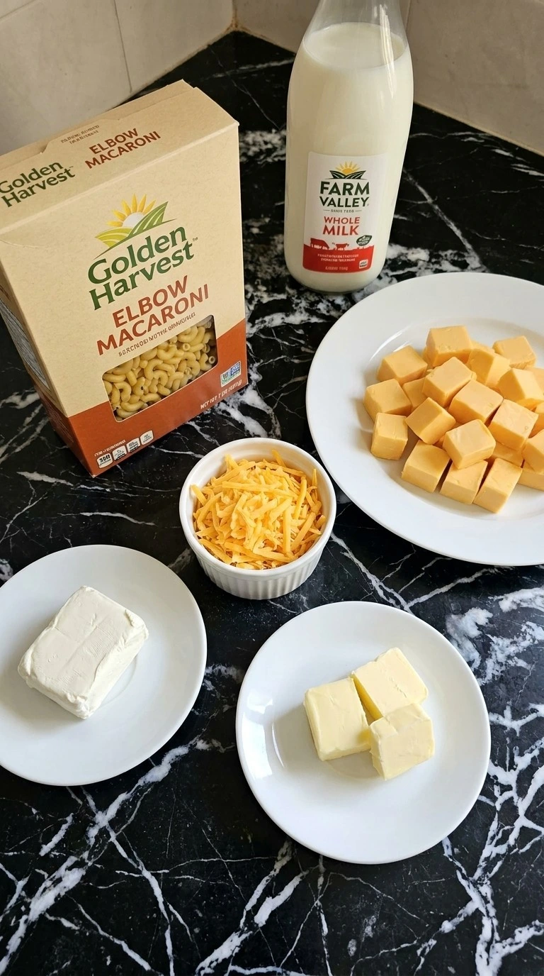 Crockpot Mac and Cheese Velveeta ingredients with cheese and elbow macaroni Recipe focus: mexican food recipes.