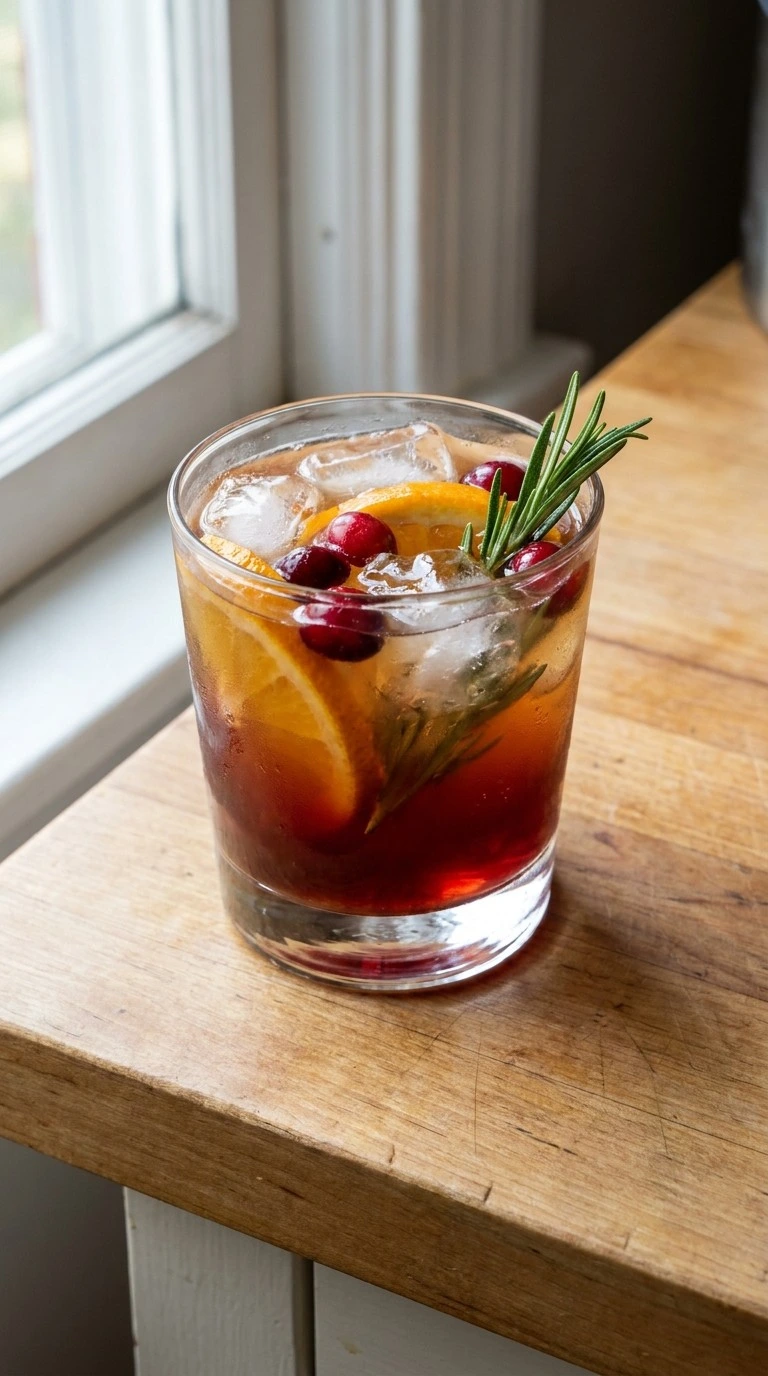 Friendsgiving Cocktails featuring amber cider drinks and cranberry punch glasses Recipe focus: friendsgiving cocktail ideas.