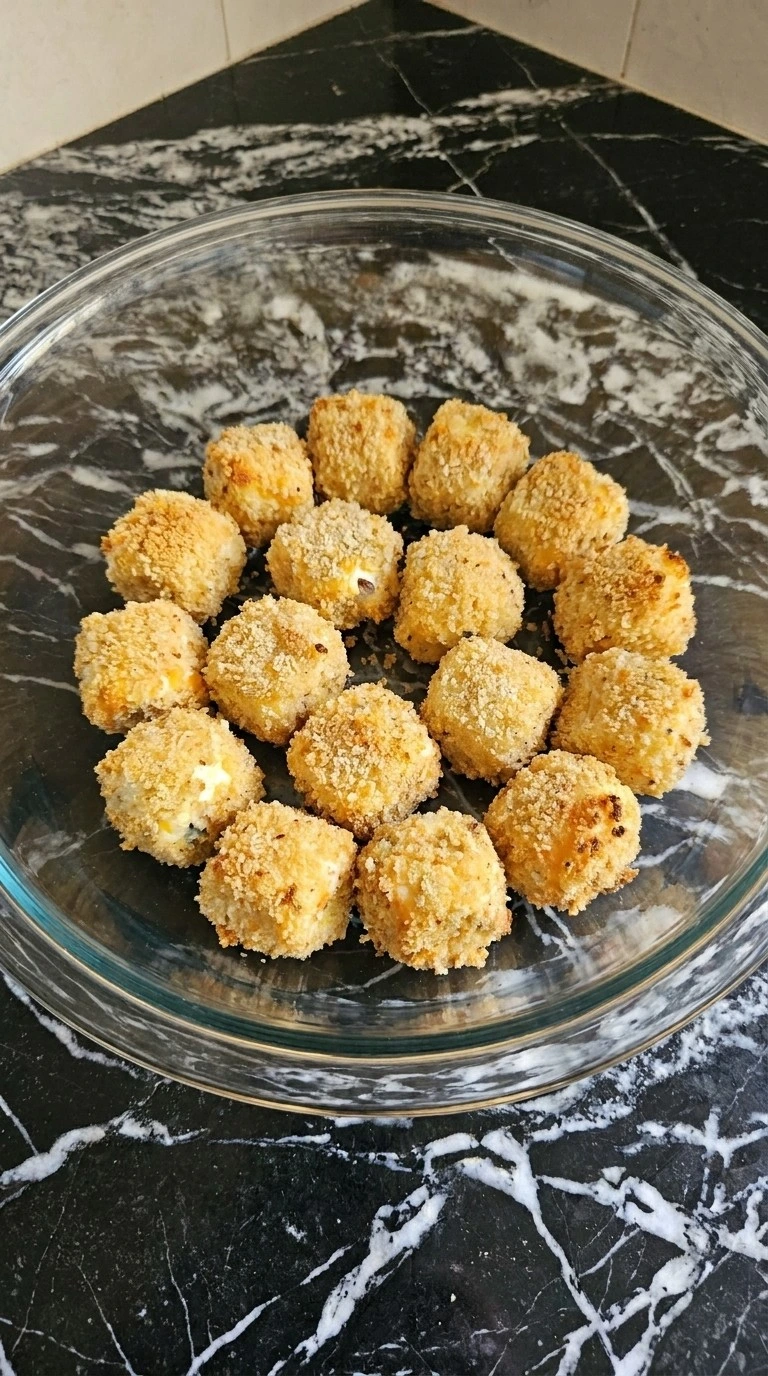 Thanksgiving Cocktail Party Food coated appetizer bites before baking