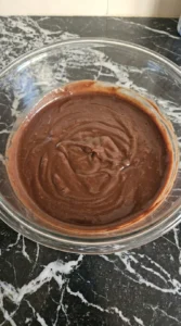Halloween Pudding Dirt Cups chocolate pudding mixture before layering Recipe focus: how to make halloween pudding Recipe focus: halloween dirt pudding cups.