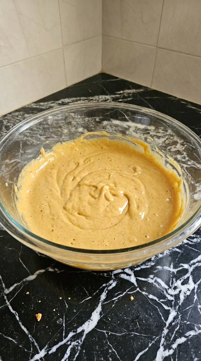 Halloween Pumpkin Carving Stencils step with pale orange pumpkin cookie base mixed until smooth