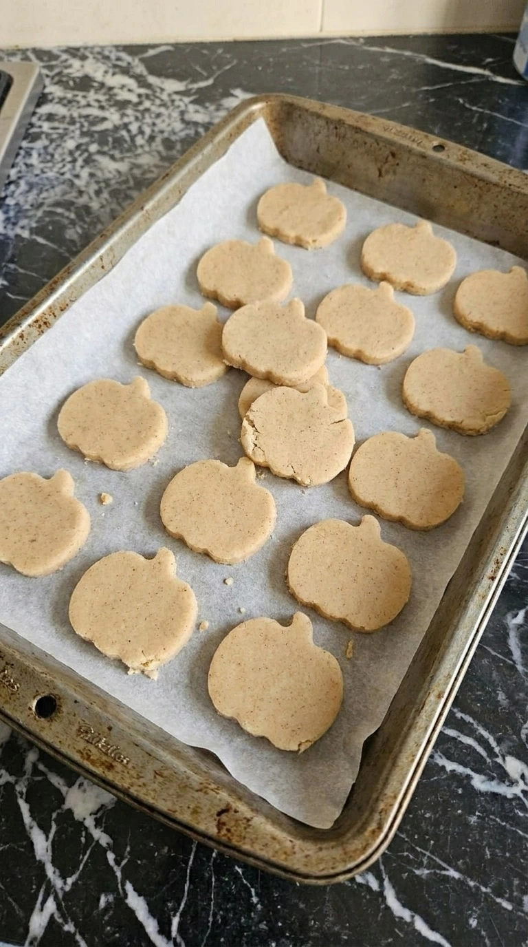 Halloween Pumpkin Painting pumpkin cookie cutouts chilled before baking with clear ridged shapes Recipe focus: pumpkin painting ideas halloween.