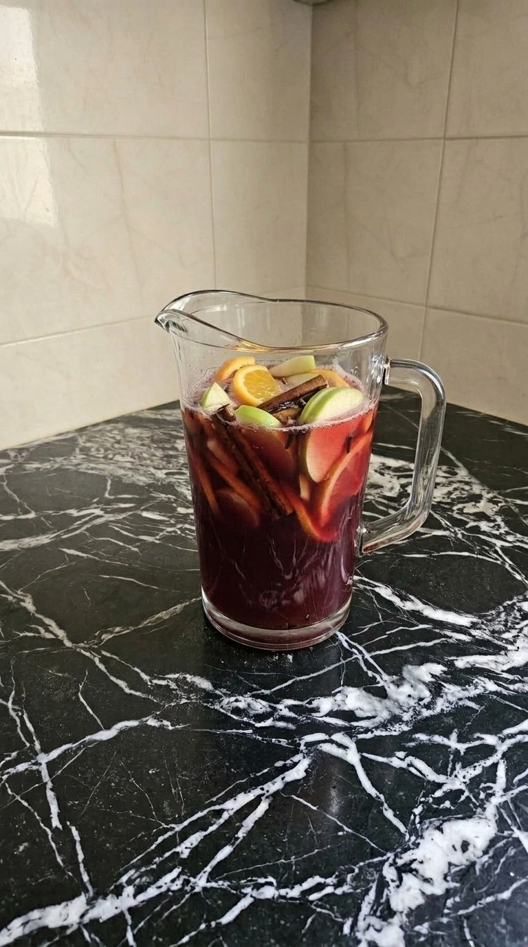Non Alcoholic Christmas Punch with cinnamon and fruit flavors blending Recipe focus: christmas punch non alcoholic.